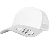 Flexfit Kappe Retro Trucker Farbiges Frontpanel – Silber/Weiß/Silber – Einheitsgröße