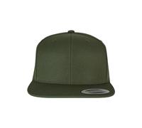 Flexfit Baseballkappe Classic Snapback 6089M Unisex 80% Polyacryl/20% Wolle Deep Olive One Size