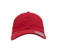 Flexfit Unisex 6245CM-Low Profile Cotton Twill Kappe, Rot,Einheitsgröße