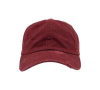 Flexfit Caps Low Profile Destroyed, Maroon, one Size, 6245DC