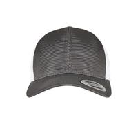 Flexfit Unisex 6360T-360° Omnimesh 2-Tone Cap Baseballkappe, Charcoal/White, one Size