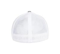 Flexfit Unisex 6511M-Retro Trucker Melange Cap, Grey/White Mesh, S/M