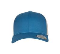 FLEXFIT RETRO TRUCKER CAP STEEL BLUE / SILVER