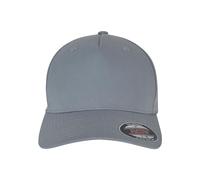 Flexfit Unisex 6560-Flexfit 5 Panel Baseballkappe, Greenish Grey, S/M