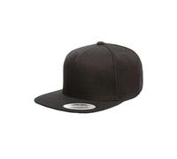 Snapback Cap FLEXFIT "Flexfit Premium 5-Panel Cap" Gr. one size, schwarz (black, black) Damen Caps (98715817-0) black, black