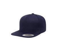 Flexfit Snapback-Cap Premium 5-Panel Unisex Marineblau Einheitsgröße