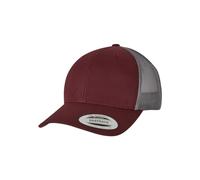 Flexfit Unisex Cap Retro Trucker 2-Tone Maroon/Grey one Size