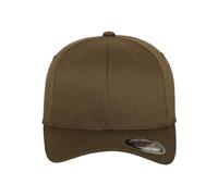Flexfit Unisex Cap Wooly Combed, Unisex Baseballkappe, Kids, Olive