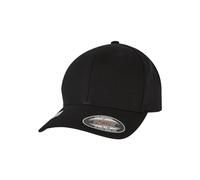 Flexfit Unisex 6277WR-Flexfit Wooly Combed Waterrepellent Baseballkappe, Black, S/M