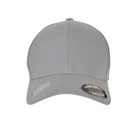 Flexfit Unisex Baseballkappe 6277WR Wooly Combed wasserabweisend Grau L/XL
