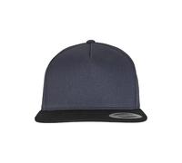 Flexfit Unisex Classic 5 Panel Snapback Navy/Black, one Size