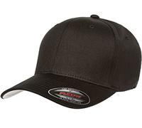 Flexfit Unisex-Erwachsene Mesh Fitted Trucker-Mütze, Schwarz, Einheitsgröße
