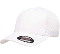 Flexfit Unisex-Erwachsene Ultrafibre Airmesh Fitted Cap Hut, Weiß, L/XL