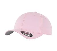 Flexfit Kappe Wooly Combed - Pink, silberne Schirmunterseite - L/XL