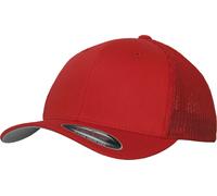 FLEXFIT Unisex Flexfit Mesh Trucker Kappe Netz Cap 6511 red L/XL