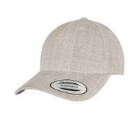 FX5789M FLEXFIT YP Classics 5-Panel Premium Curved Visor Snapback Cap Heather Grey One Size