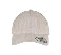 FX5789M FLEXFIT YP Classics 5-Panel Premium Curved Visor Snapback Cap Heather Grey One Size