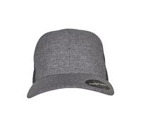Flexfit Unisex Delta Carbon Cap - 2 Tone Baseballkappe, Melange Blue/Melange Charcoal, L/XL