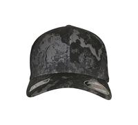 Flexfit Unisex Baseballkappe 6277VC Veil Camo, Poseidon Black, L/XL