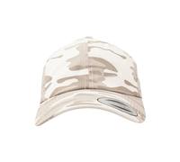 Brandit Low Profile Camo Washed Cap 6 F desert, Baumwolle