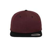 Flexfit Classic Snapback 2-Tone Cap maroon / black