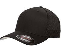 Flexfit Mesh Cotton Twill Trucker Cap Frauen in Gr. ONE_SIZE in Schwarz