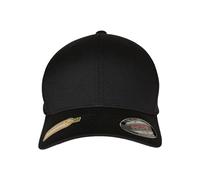 Flexfit Unisex Recycled Polyester Cap Baseballkappe, Black, S/M