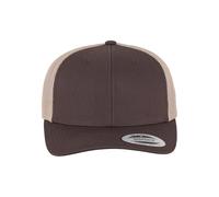 Flexfit Unisex Retro Trucker 2-Tone Baseballkappe, BRN/Khaki, One Size