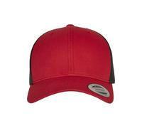 Flexfit Baseballkappe Retro Trucker 2-Tone Unisex Rot Einheitsgröße