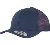 Flexfit Unisex Retro Trucker Cap, Klassische Trucker Cap mit Mesh-Rückseite, one Size, Navy