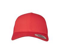 Flexfit Unisex Retro Trucker Cap, Klassische Trucker Cap mit Mesh-Rückseite, one Size, red