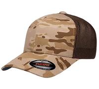 Flexfit Unisex Trucker Cap Verschluss, Multicam Arid/Braun, Einheitsgröße