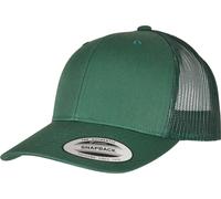 FLEXFIT Unisex Vintage Trucker Kappe Netz Cap 6606/6606T evergreen one size