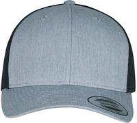 sportliche Flexfit Unisex Cap Mesh 215 g/m² mit Baumwolle Grau