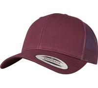 FLEXFIT Unisex Vintage Trucker Kappe Netz Cap 6606/6606T maroon one size