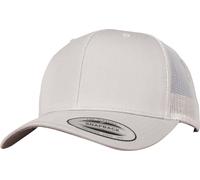 FLEXFIT Unisex Vintage Trucker Kappe Netz Cap 6606/6606T silver one size