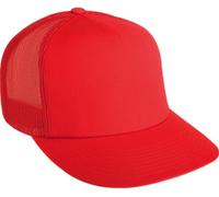 Flexfit Verstellbare Snapback Classic Trucker Hat 6006, rot, Einheitsgröße