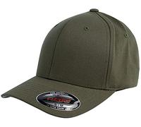 Flexfit Wooly Combed - Kappe - olive, S/M