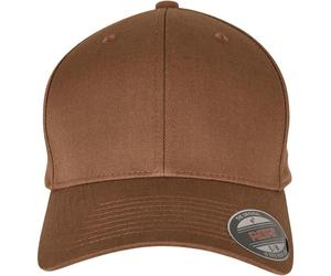 Flexfit Wooly Combed Cap coyote/braun XS/S