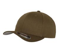Flexfit Baseballkappe Wooly Combed, Unisex, Olive, Toddler