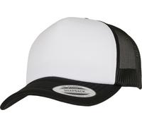 Flexfit YP Classics Curved Foam Trucker Cap White Front 6320W Black/White/Black
