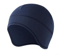 Flexible Fit Skull Cap Elastic Winter Headwear(Navy Blue) | Breathable polyester fabric, prevents overheating, soft skin-friendly touch, comfortable long wear