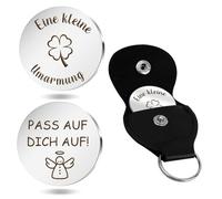 FlexiTonic Pocket Hug Glücksbringer Geschenke für Frauen Männergeschenke Schutzengel Geschenk Gute Besserung Geschenke für Beste Freundin Paar Schwester Führerschein Bestanden Fernbeziehung Geschenk