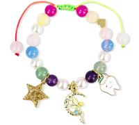 FLEXNOVA Zahnfee Geschenke Mädchen Armband, Schnullerfee Schulanfang Mädchen Liebe Wut und Milchzähne Geschenke Bunt, Geburtstag Taufe Weihnachten Mutmacher für Tochter Nichte Patenkind