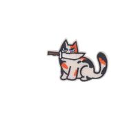 Flicken Zum Aufbügeln 6,5 cm x 4, 10Stück, lustige Katze, bestickter Aufnäher for Aufbügeln, Cartoon-Tier-Applikation for Kleidung, Rucksack(Color 7)