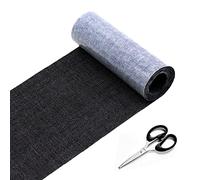 Flicken zum Aufbügeln Jeans,Premium Bügelflicken Jeans Schwarz,Jeansflicken Draufbügeln Innen,jeans flicken Hinterbügeln,Patches für Reparatur Jeans Kleidung von Kindern und Erwachsenen10.5x150 cm