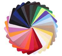 Flicken zum Aufbügeln, Naler 30 Stück Bunte Bügelflicken Kleidung Patches Fabric Aufnäher für Jeans und Kleidung Lochreparatur und Dekoration