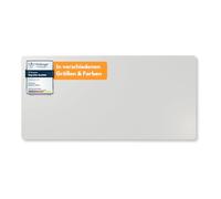 Flickly®| Selbstklebender Reparatur Flicken|robust & wasserfest | Patch für LKW Planen, Anhänger, Zelt, Markise, Pool, Camping und mehr | viele Farben | 50 x 24cm | Lichtgrau (RAL7035)