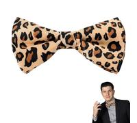 Fliege mit Leopardenmuster, vorgebundene Fliege mit Leopardenmuster, verstellbare Leopardenfliege für Männer und Frauen, Kleidung, Anzug, Zubehör für Hochzeit, Cosplay, Party-Dekorationen, Fliege,