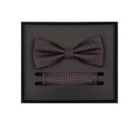 Fliege VENTI "VENTI Accessoires gemustert", Herren, braun, 100% Seide, Fliegen (52699621-0) braun